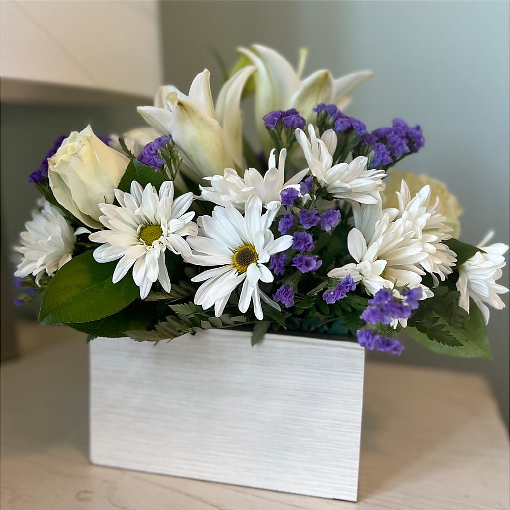 Beyond Blue Box Bouquet – Springerville Flower Shop, Springerville AZ