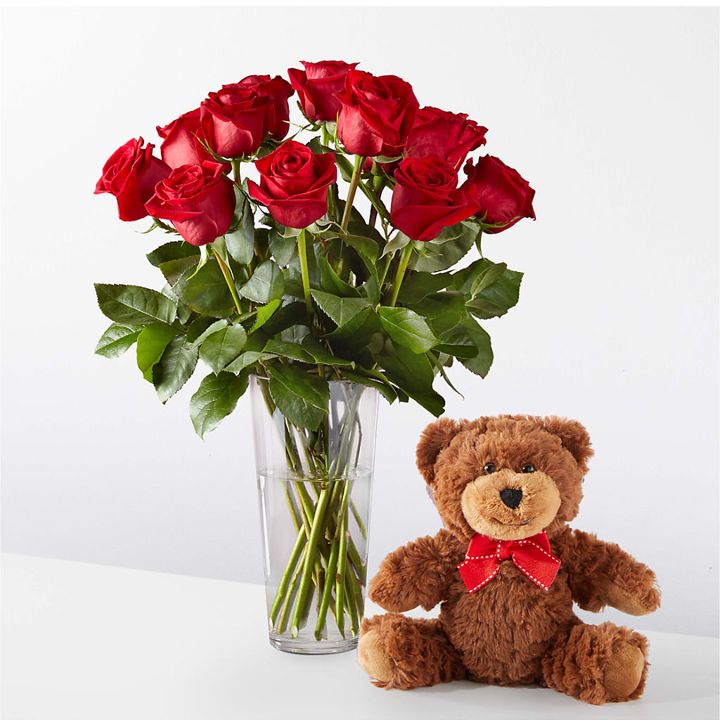 Romantic Long Stem Red Rose Bouquet Bundles – Springerville Flower Shop, Springerville AZ
