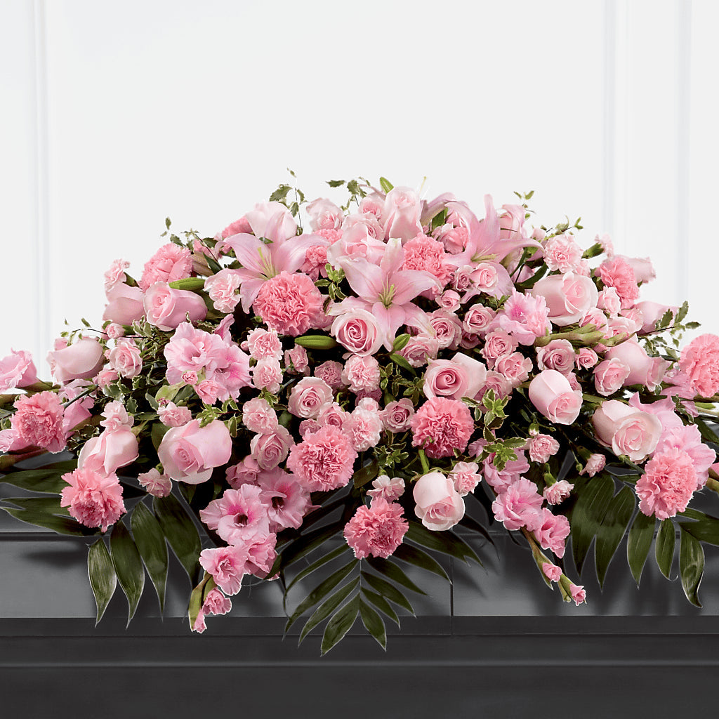 Garden of Comfort Casket Spray (Standard) – Springerville Flower Shop, Springerville AZ