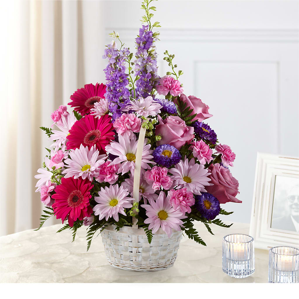 Pastel Peace Basket – Springerville Flower Shop, Springerville AZ