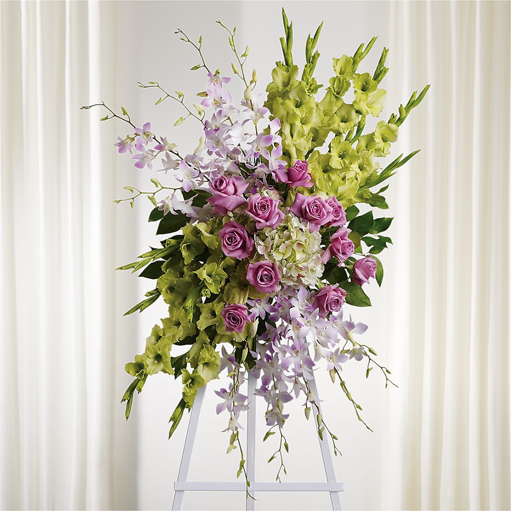 Lasting Legacy Standing Spray – Springerville Flower Shop, Springerville AZ