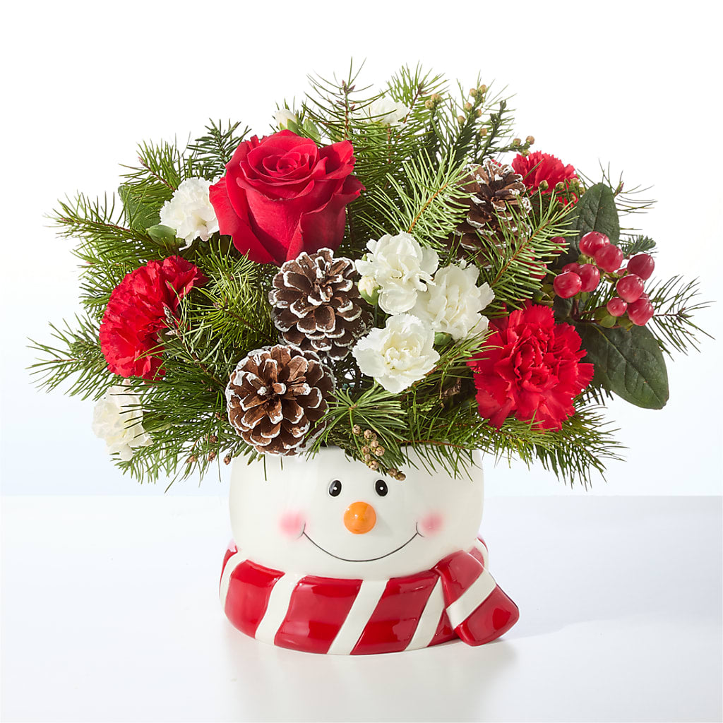 Jolly Snowman Bouquet –  Springerville Flower Shop, Springerville AZ