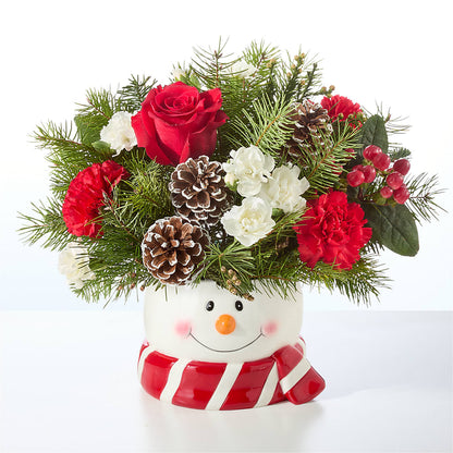 Jolly Snowman Bouquet –  Springerville Flower Shop, Springerville AZ
