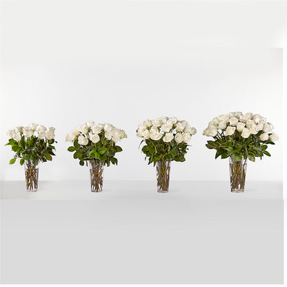 Long Stem White Rose Bouquet –  Springerville Flower Shop, Springerville AZ
