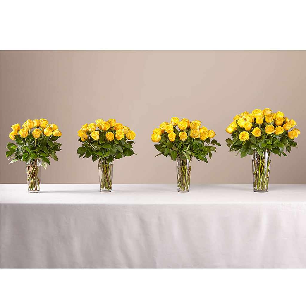 Long Stem Yellow Rose Bouquet –  Springerville Flower Shop, Springerville AZ
