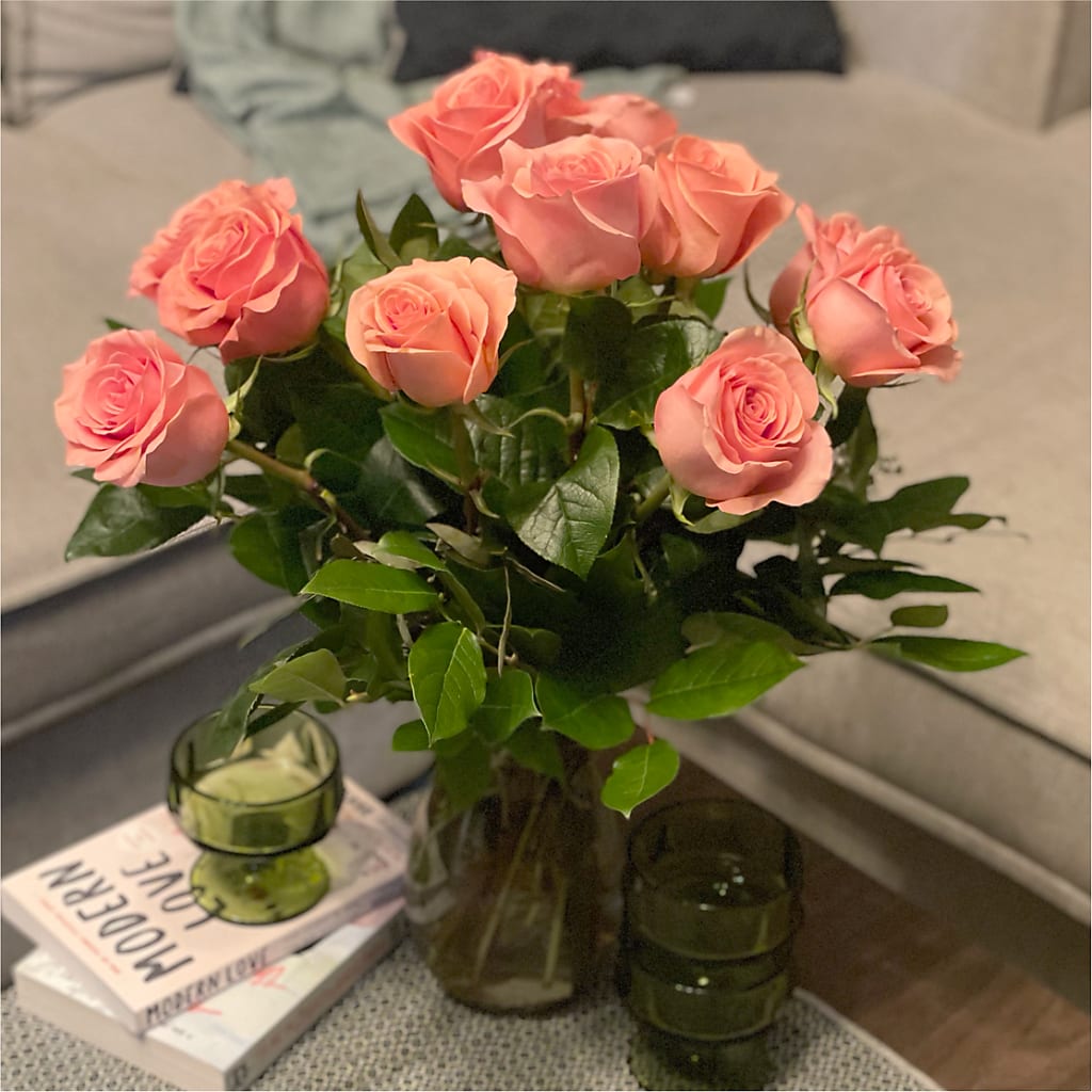 Long Stem Pink Rose Bouquet –  Springerville Flower Shop, Springerville AZ