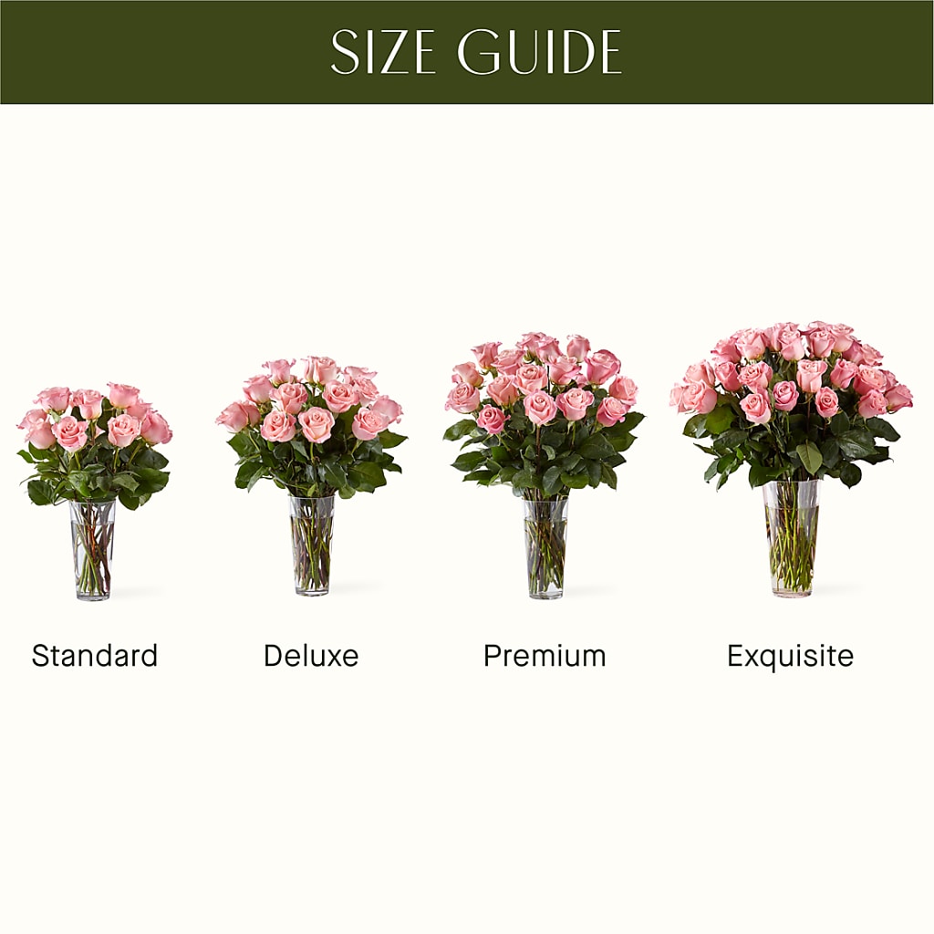 Long Stem Pink Rose Bouquet –  Springerville Flower Shop, Springerville AZ