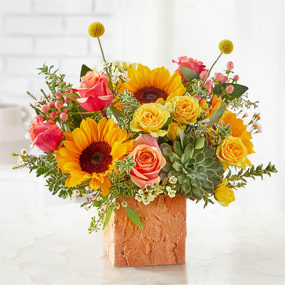 Sunflower Season Bouquet –  Springerville Flower Shop, Springerville AZ