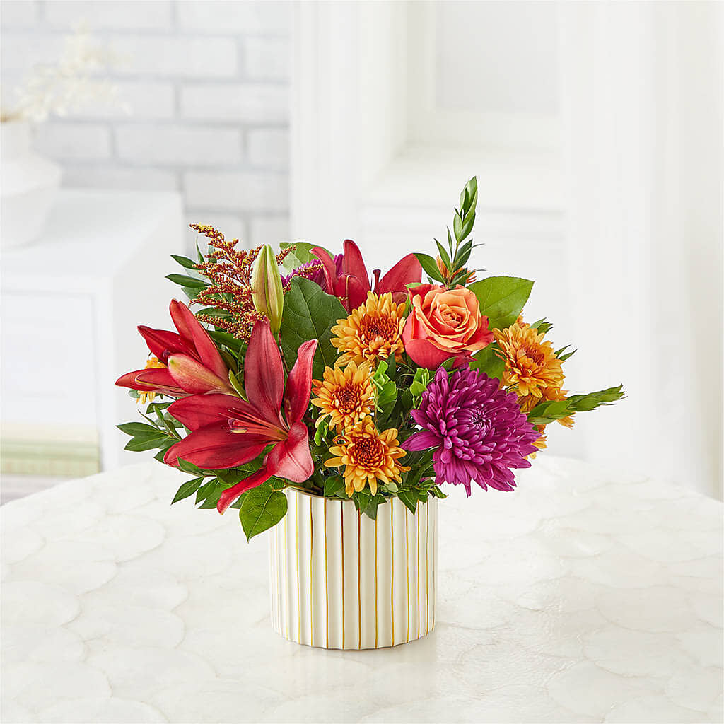 Burgundy Landscape Bouquet –  Springerville Flower Shop, Springerville AZ