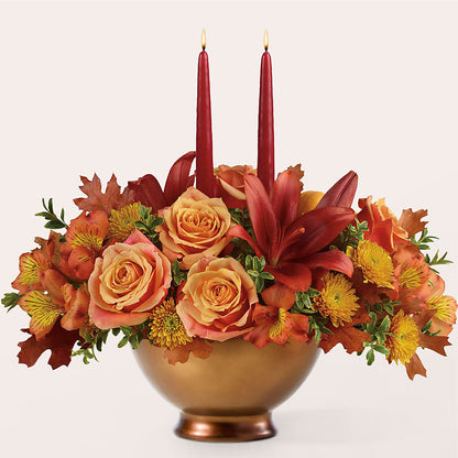 Harvest Table Centerpiece –  Springerville Flower Shop, Springerville AZ