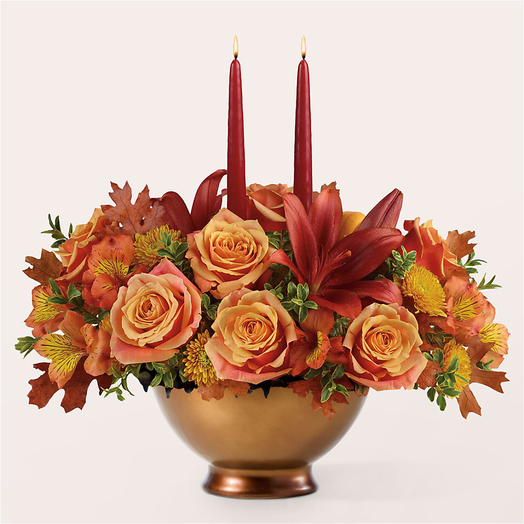 Harvest Table Centerpiece –  Springerville Flower Shop, Springerville AZ