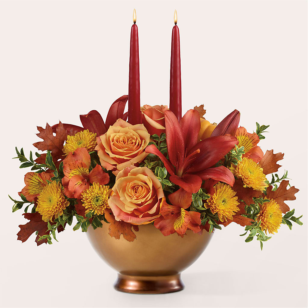Harvest Table Centerpiece –  Springerville Flower Shop, Springerville AZ
