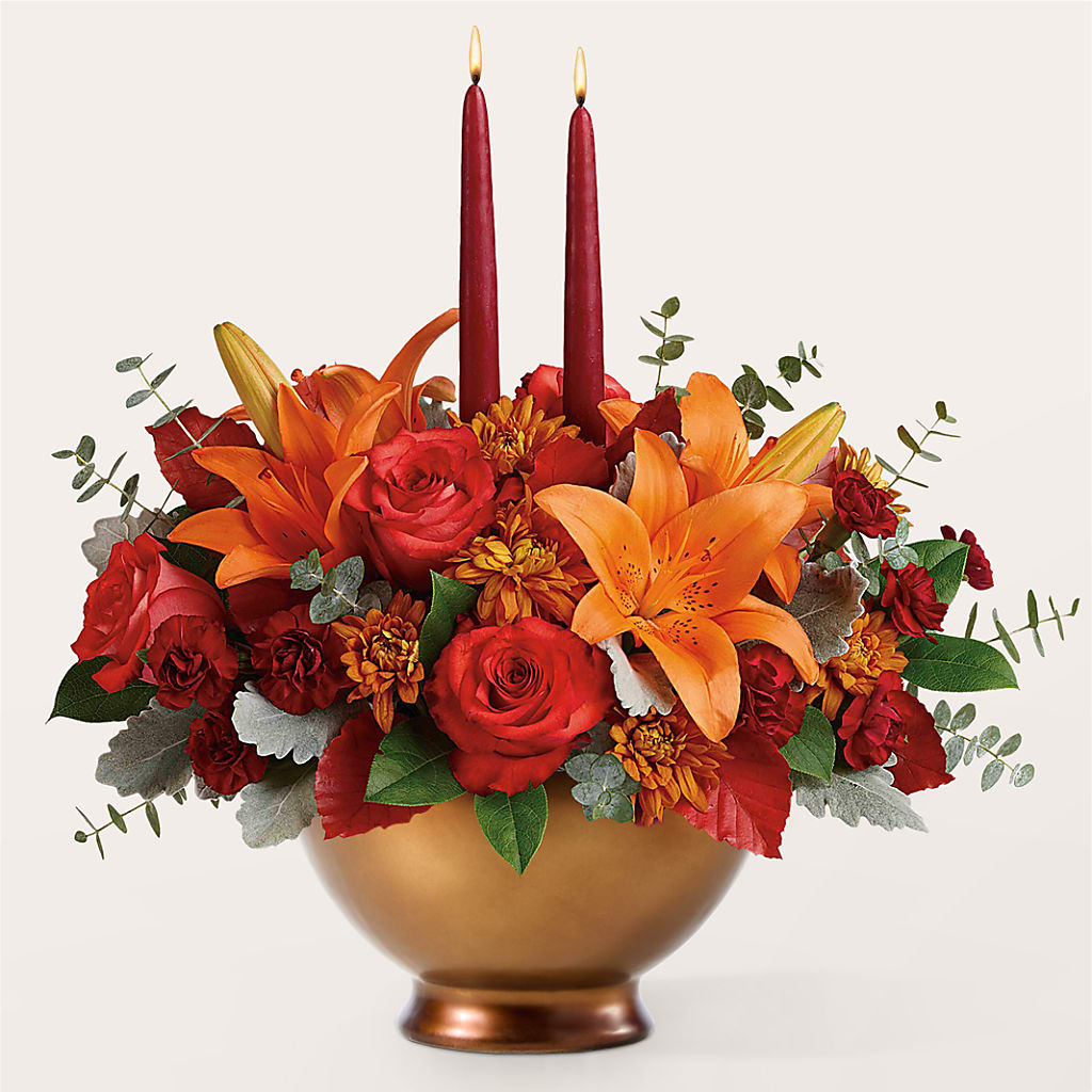Fruits of Fall Centerpiece –  Springerville Flower Shop, Springerville AZ