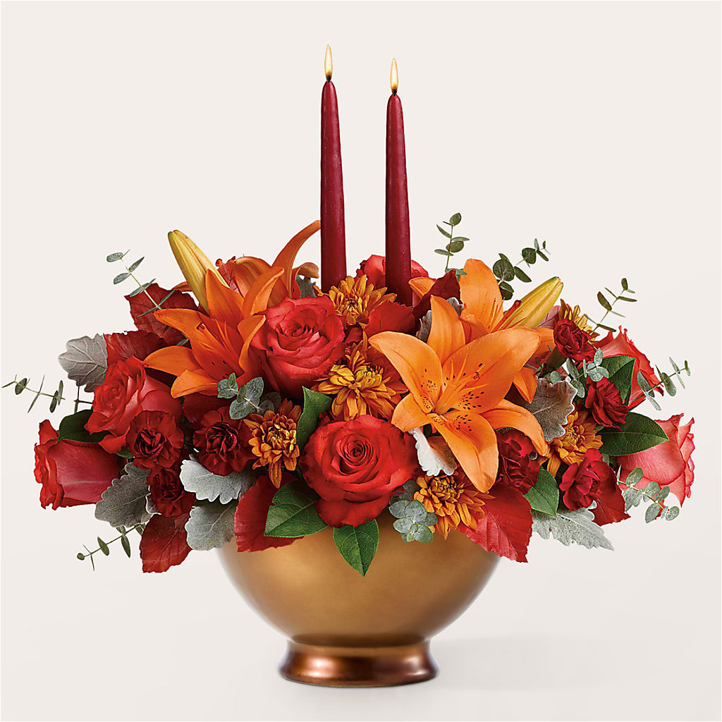 Fruits of Fall Centerpiece –  Springerville Flower Shop, Springerville AZ