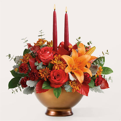 Fruits of Fall Centerpiece –  Springerville Flower Shop, Springerville AZ