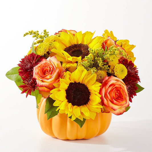 Golden Gourd Pumpkin Bouquet –  Springerville Flower Shop, Springerville AZ