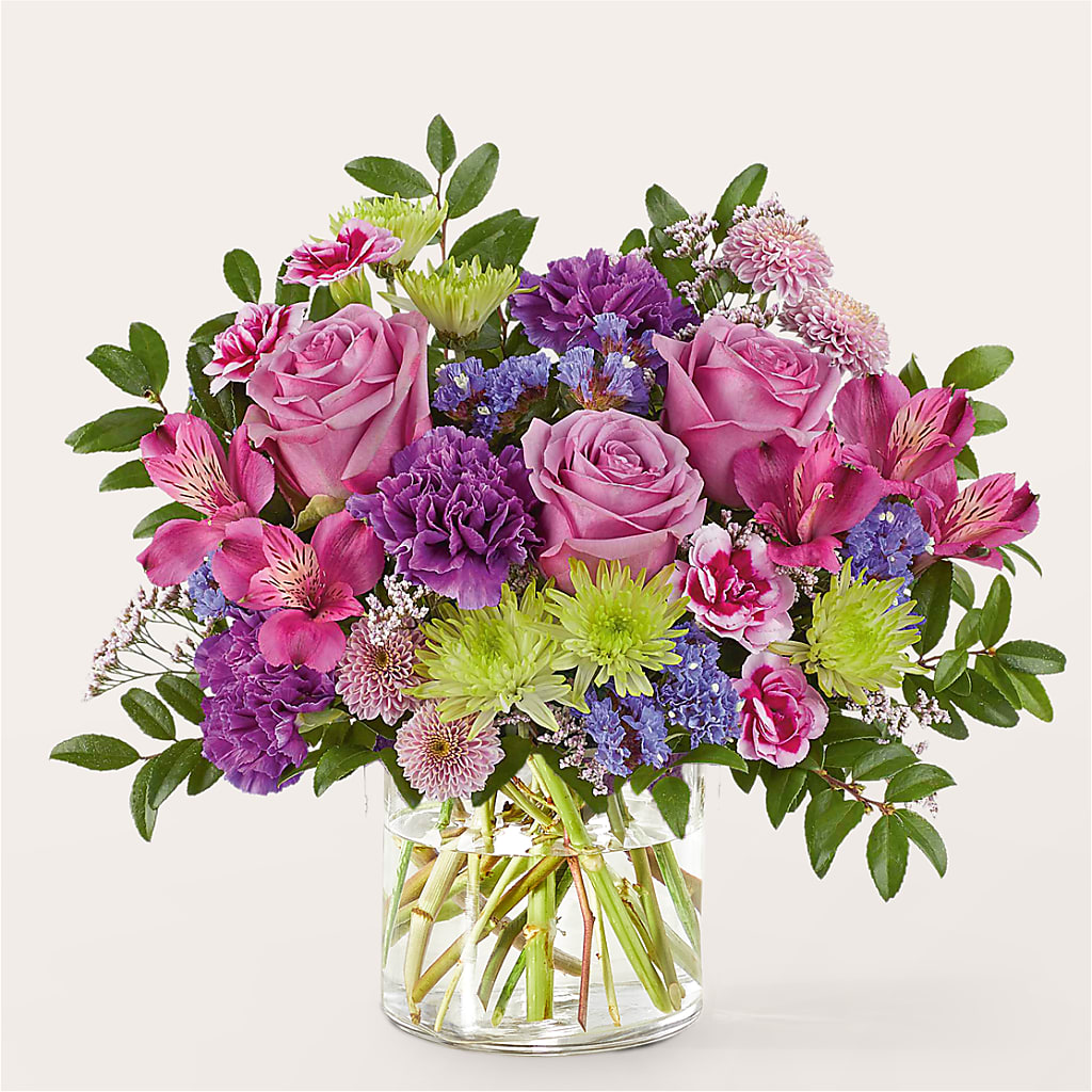 Glass Half Full Bouquet –  Springerville Flower Shop, Springerville AZ