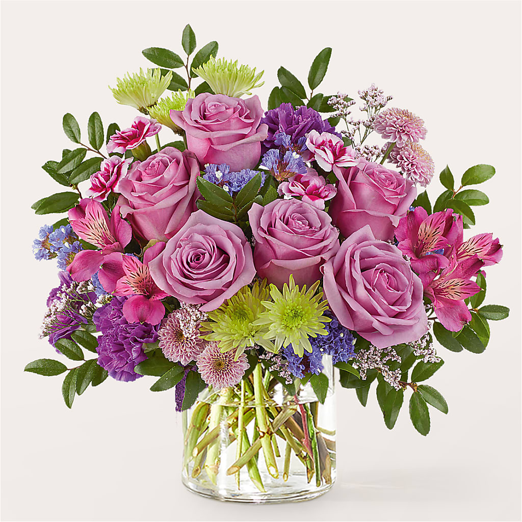 Glass Half Full Bouquet –  Springerville Flower Shop, Springerville AZ