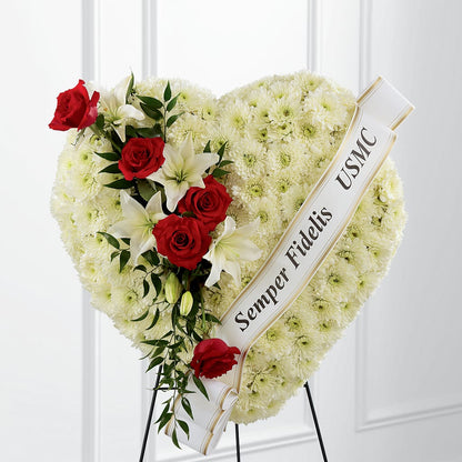 Heartfelt Hero Standing Heart –  Springerville Flower Shop, Springerville AZ