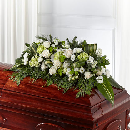 Hopeful Gesture Casket Spray –  Springerville Flower Shop, Springerville AZ