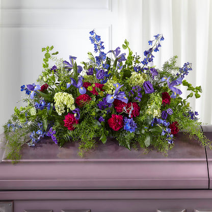 Always Treasured Casket Spray –  Springerville Flower Shop, Springerville AZ