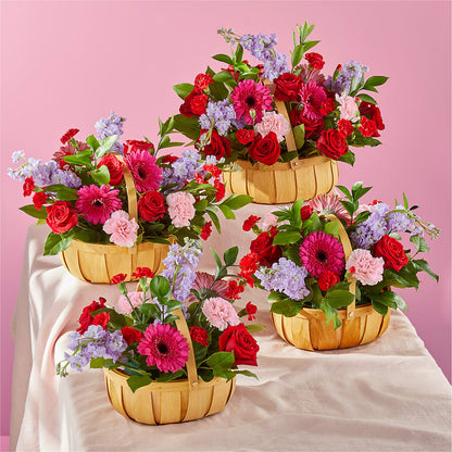 Pink Picnic Basket –  Springerville Flower Shop, Springerville AZ