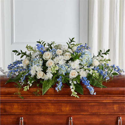 Timeless Essence Casket Spray –  Springerville Flower Shop, Springerville AZ
