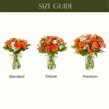Apricot Glow Bouquet –  Springerville Flower Shop, Springerville AZ