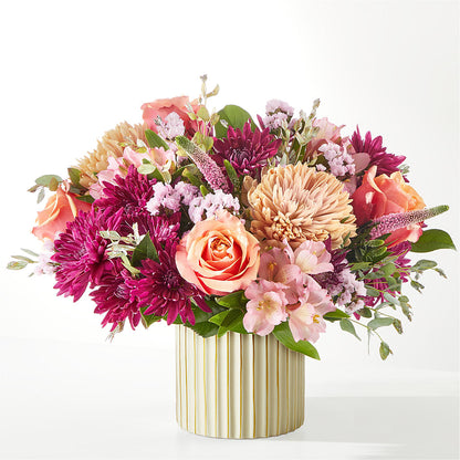 Berry Cobbler Bouquet with Ivory Vase –  Springerville Flower Shop, Springerville AZ