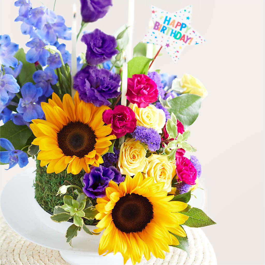 Star of the Day Floral Cake –  Springerville Flower Shop, Springerville AZ
