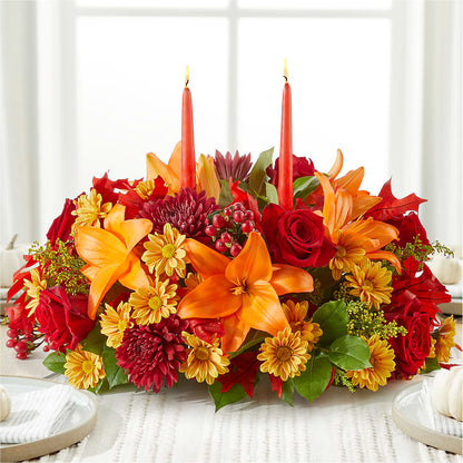 Autumn's Embrace Centerpiece –  Springerville Flower Shop, Springerville AZ