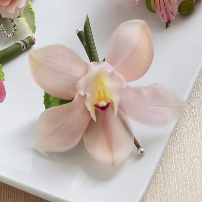 Pink Cymbidium Boutonniere –  Springerville Flower Shop, Springerville AZ