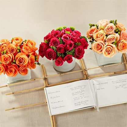 Dawn Rose Centerpiece –  Springerville Flower Shop, Springerville AZ