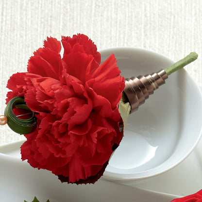 Red Carnation Boutonniere –  Springerville Flower Shop, Springerville AZ